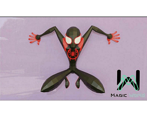 Digital Low Poly Spiderman Multiverse Archive