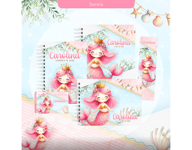 Mermaid Combo Notebook Digital File