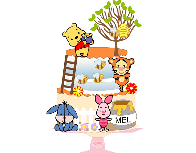 Winnie the Pooh Top Cutting File