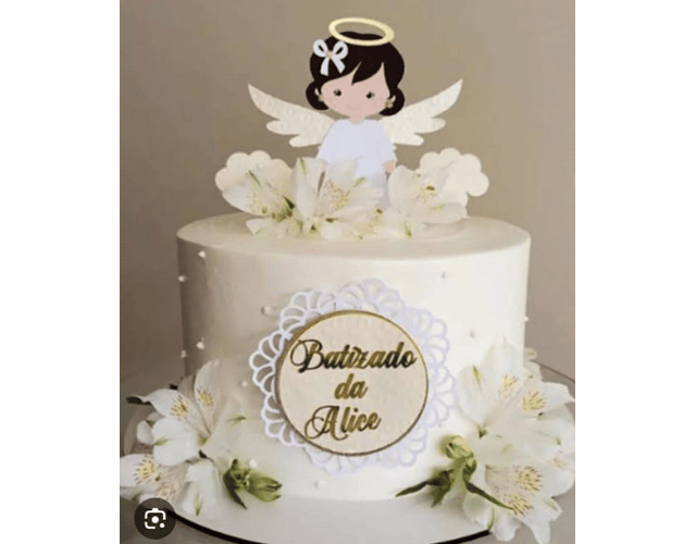 Girl Baptism Top Cutting File