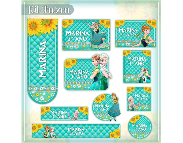 Frozen School Kit Digital File