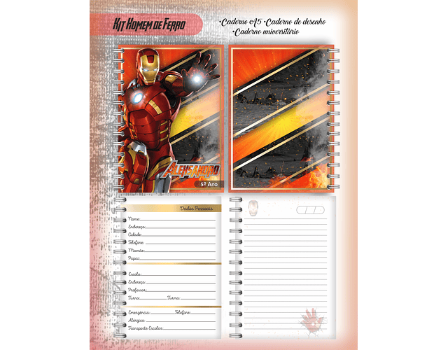 Iron Man School Kit Digital Archive