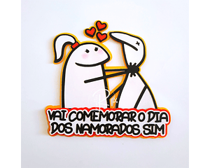 Arquivo de Corte Topo Flork Vai Comemorar Sim (DXF)