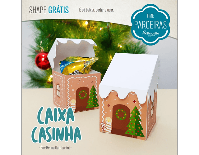 Arquivo de Corte Natal Caixa Casinha