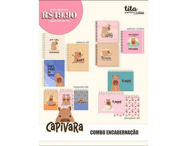 Arquivo Digital Caderno  Escolar Capivara