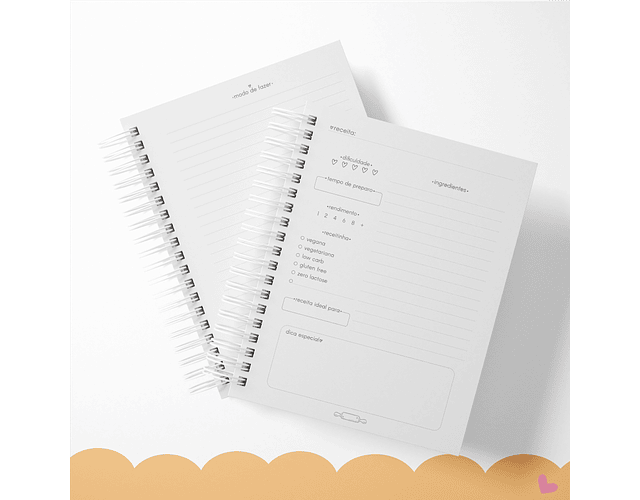 Arquivo Digital Caderno de Receitas Clean