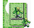 Arquivo Digital Caderno  Escolar Minecraft (Arquivo em Photoshop)