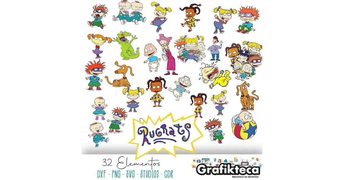 Kit Digital Rugrats Elementos