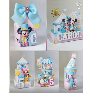 Arquivo de Corte Mickey e Minnie Circo