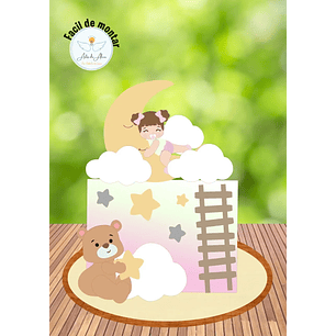 Arquivo de Corte Topo Bebe na Lua