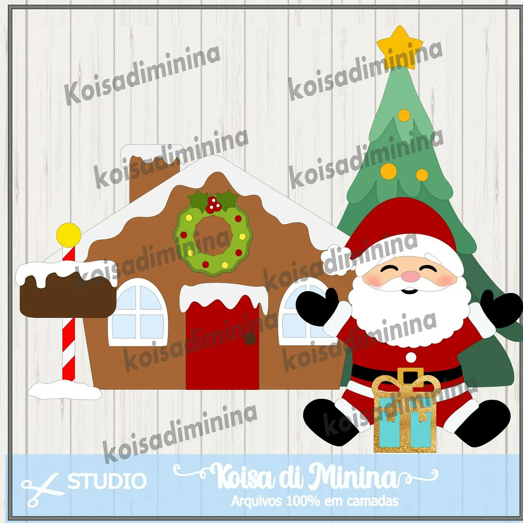 Archivo de corte para adorno navideño 1