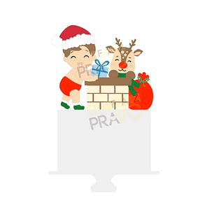 Archivo de corte para adorno navideño