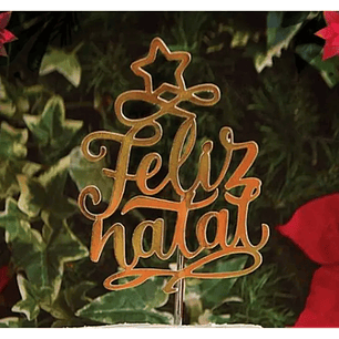 Arquivo Topo de Bolo Feliz Natal