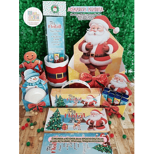 Arquivo de Corte Kit  Natal 