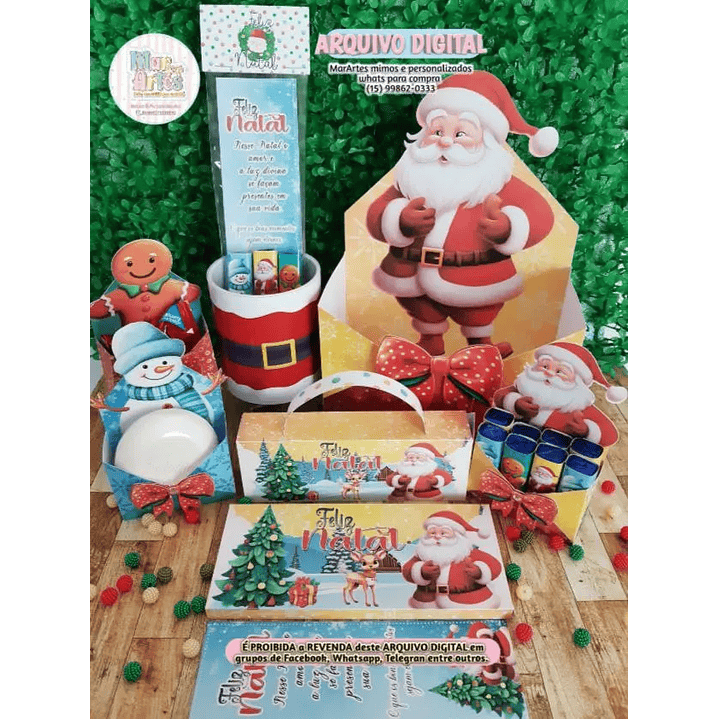 Arquivo de Corte Kit  Natal  1