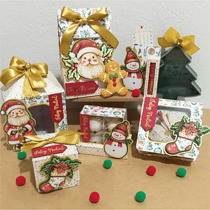 Arquivo de Corte  Natal Vintage  (arquivo em DXF e SVG)