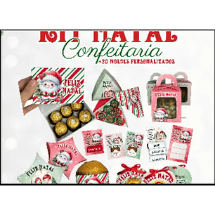 Arquivo Digital Combo Caixinhas Natal