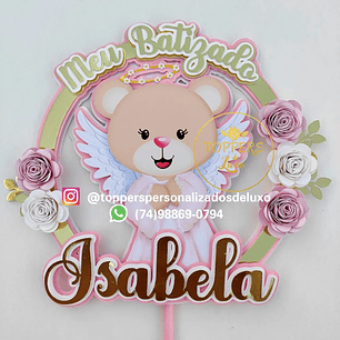 Arquivo de Corte Topo Batizado menina