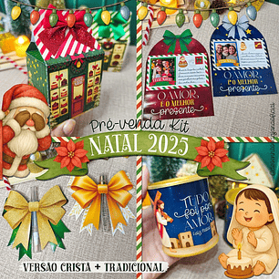 Arquivo de corte Kit  Natal