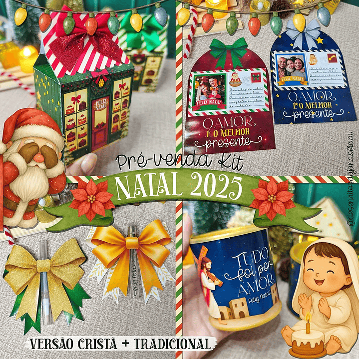 Arquivo de corte Kit  Natal 1