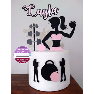 Arquivo de Corte Topo Academia