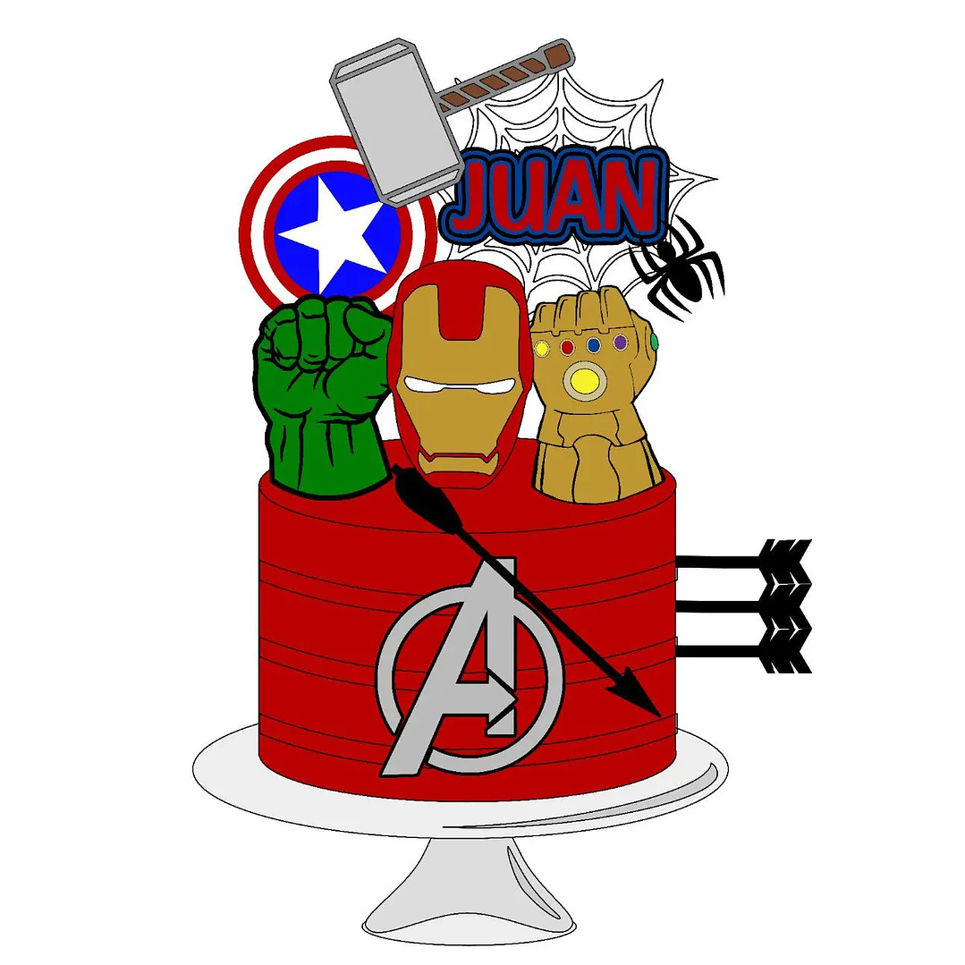 Arquivo de Corte Topo Vingadores 1