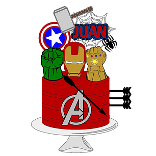 Arquivo de Corte Topo Vingadores