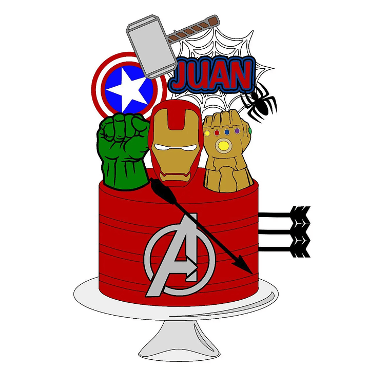 Arquivo de Corte Topo Vingadores 1