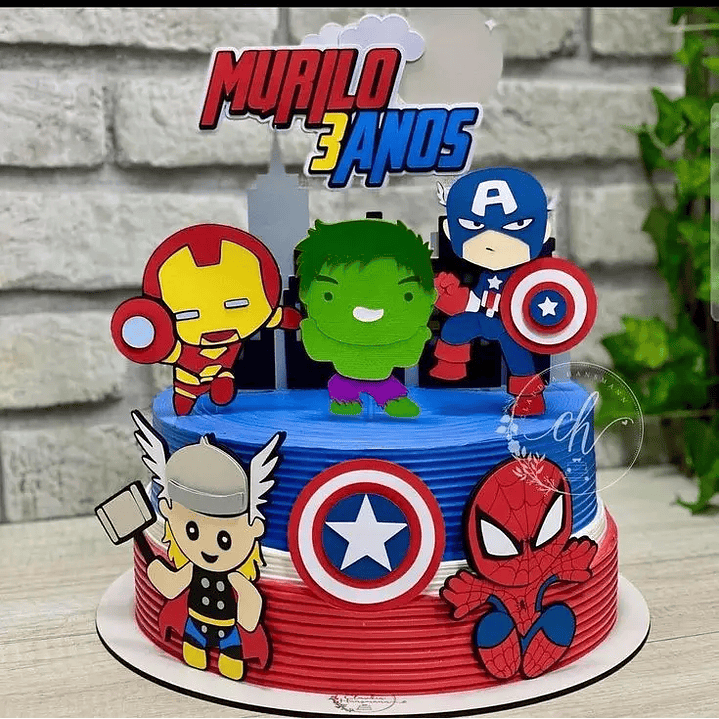 Arquivo de corte Topo Vingadores 1