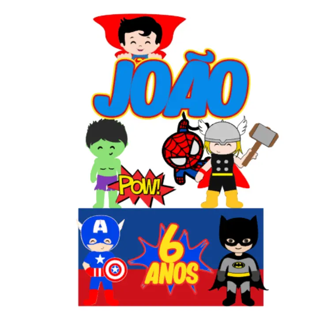 Arquivo de corte Topo  Vingadores 1