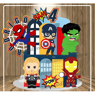 Arquivo de Corte Topo Vingadores