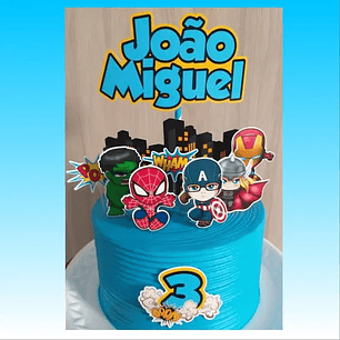 Arquivo de Corte Topo Vingadores Baby