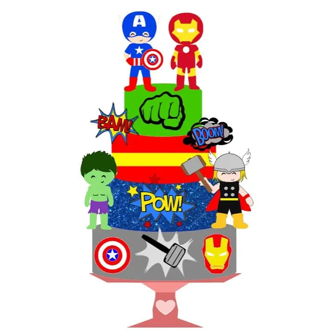 Arquivo de Corte Topo Vingadores 1