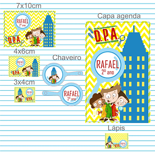 Arquivo de Corte Etiqueta Escolar D.P.A