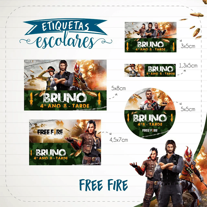 Arquivo de Corte Etiqueta Escolar 1