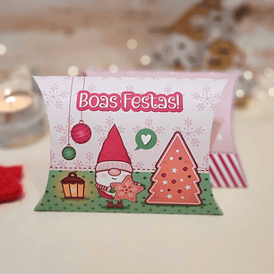 Arquivo de Corte Topo Caixa Almofada Natal (Studio, PDF e PNG)