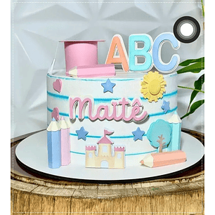 Arquivo de Corte Topo Formatura ABC Candy