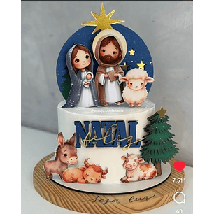 Arquivo de Corte Topo Natal Presépio
