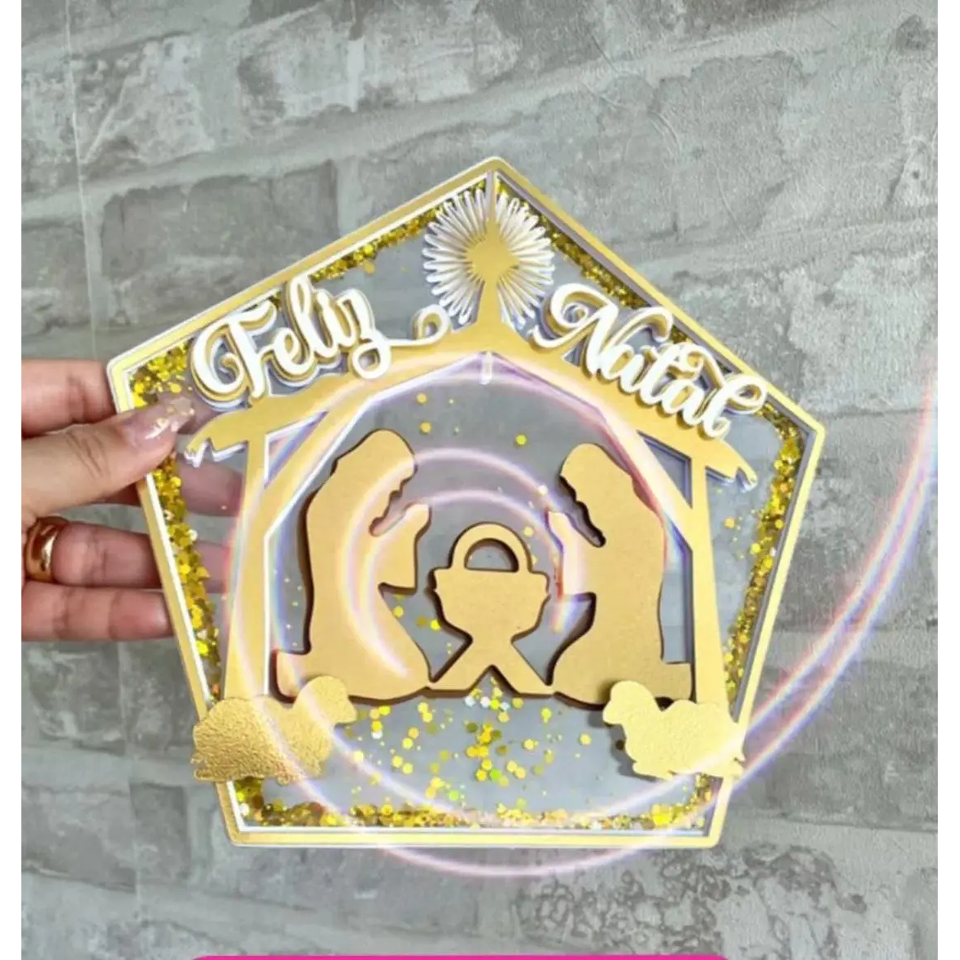 Arquivo de Corte Topo Natal Presépio  1