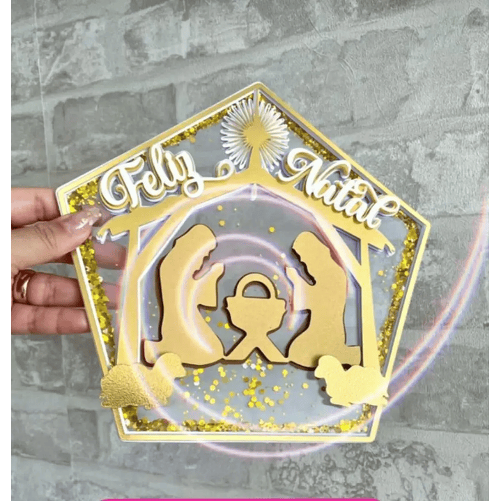 Arquivo de Corte Topo Natal Presépio  1