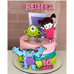 Arquivo de Corte Topo de Bolo  Monstros S.A