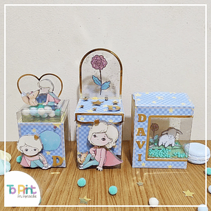 Arquivo de corte Kit Festa Pequeno Príncipe (arquivo em DXF e SVG)