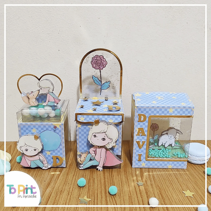 Arquivo de corte Kit Festa Pequeno Príncipe (arquivo em DXF e SVG) 1