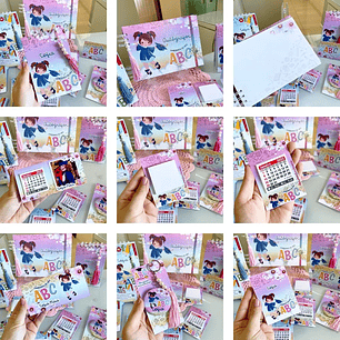 Arquivo de Corte Formatura ABC Menina Rosa