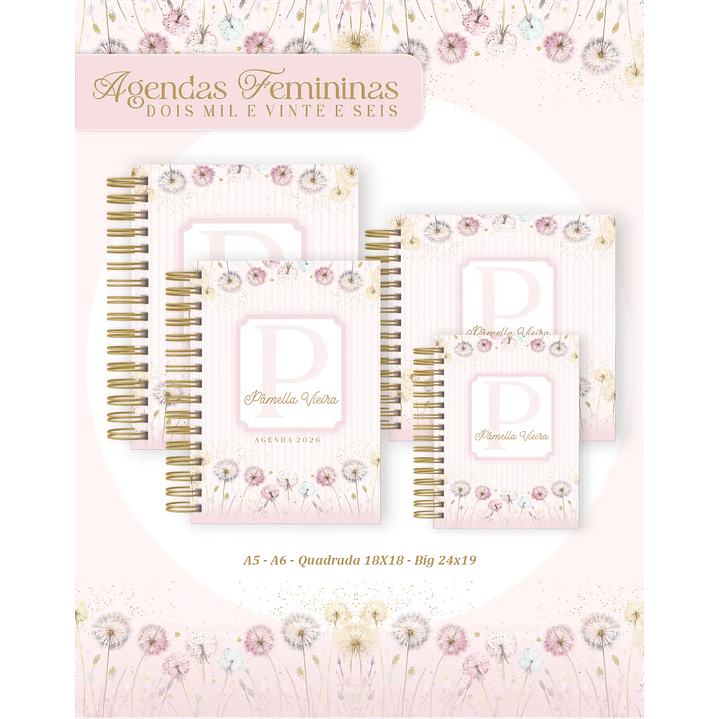 Arquivo Digital  Agendas femininas Alfabeto Arquivo Digital 3