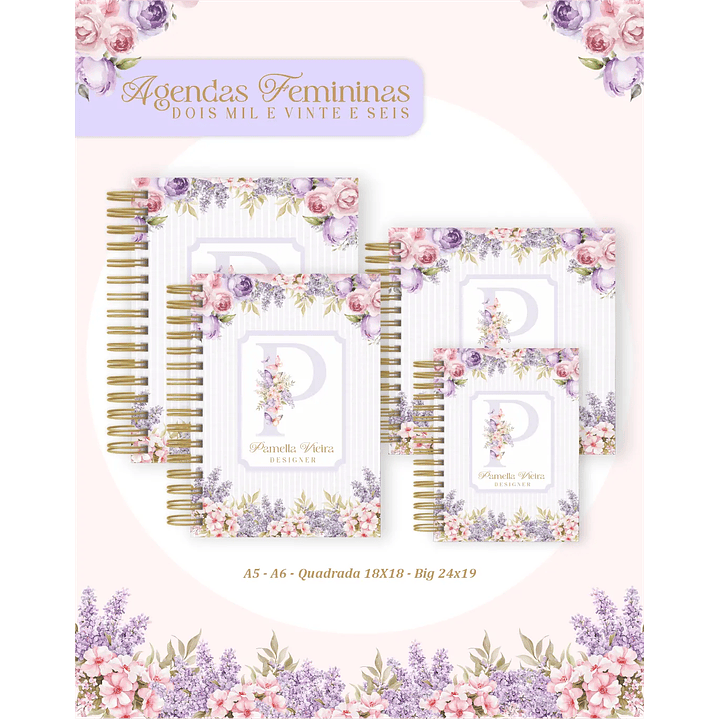 Arquivo Digital  Agendas femininas Alfabeto Arquivo Digital 4