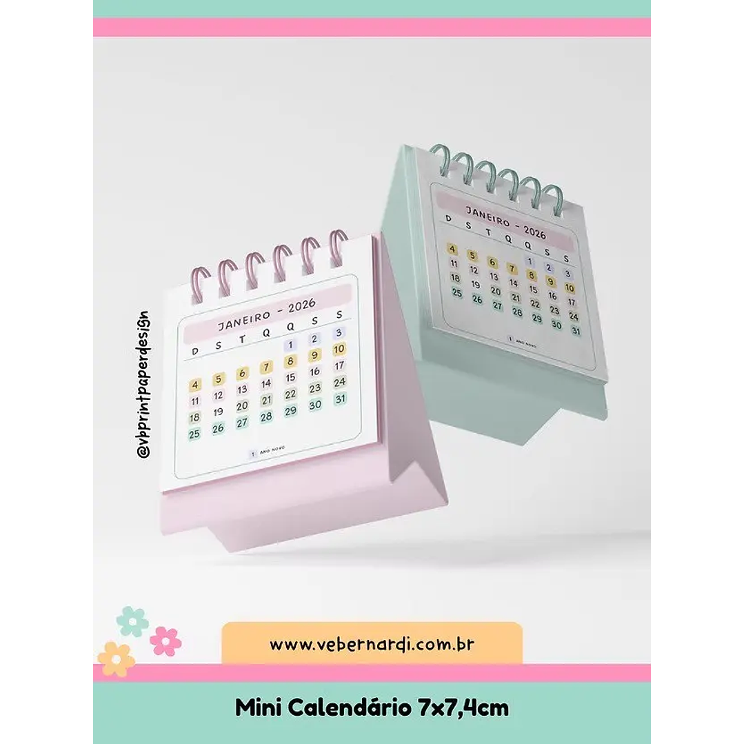 Arquivo Digital Calendários Colors 2026  1