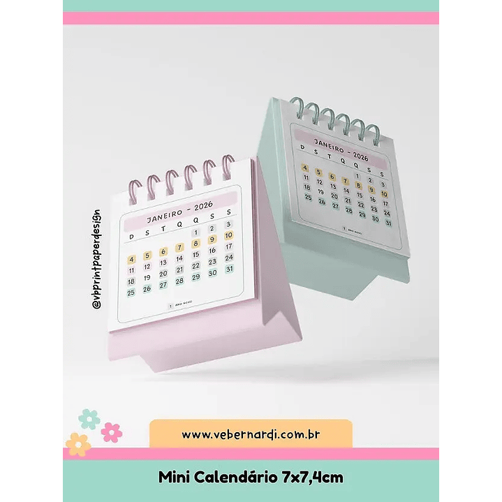 Arquivo Digital Calendários Colors 2026  1