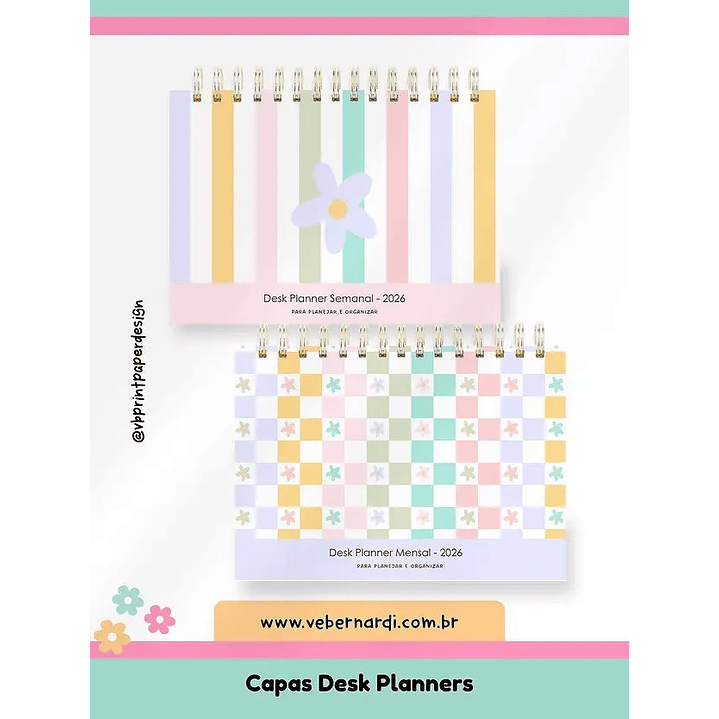 Arquivo Digital Combo Calendários e Planejadores Color | 2026 1