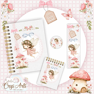 Arquivo Digital KIT Encadernação Fadas 
